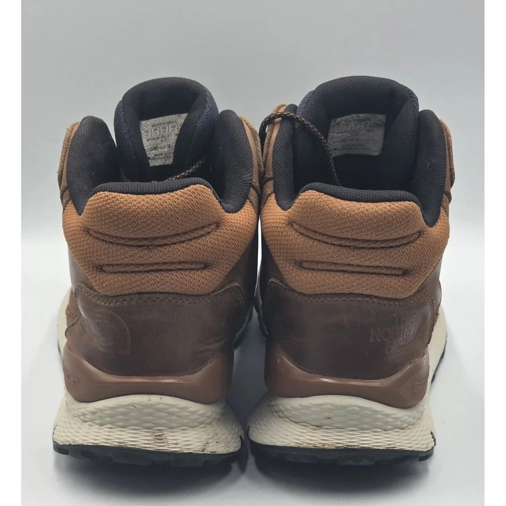 The North Face Men's Vals II Mid Leather Waterproof Boots‎ Brown Size 10